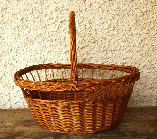 Vintage woven wicker - vintage, shopping