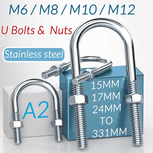 Bolts with hex nuts - u, 2