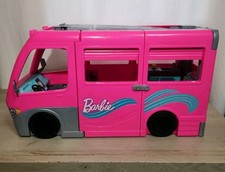 BARBIE Dream Camper RV Motorhome Van, PINK, Mattel