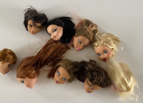 Bratz doll heads bundle - x9, –