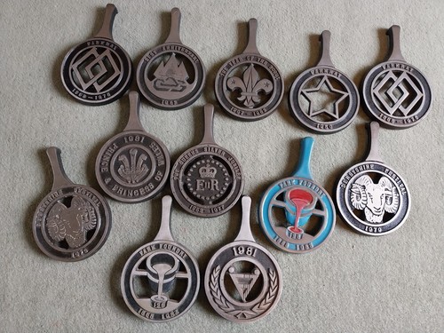 Vintage cast iron trivets - iron,