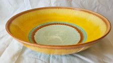 Large Shelley Harmony ware art deco art pottery bowl