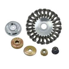 Steel Wire Brush 150x25.4mm with Adapter Set for Honda UMK425, UMK435, UMK431