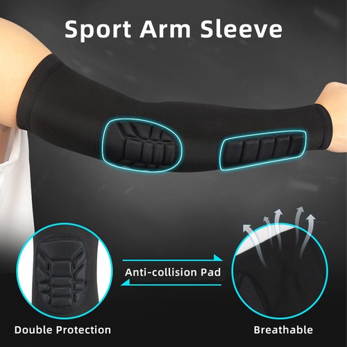 Padded elbow forearm sleeves - elbow,
