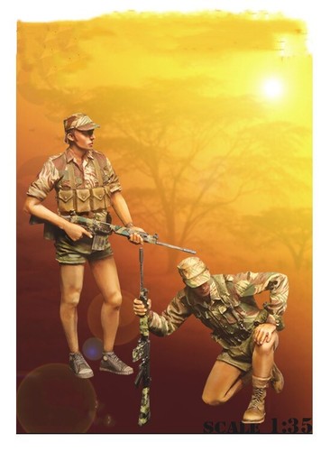 Resin figures model two - 1/35,