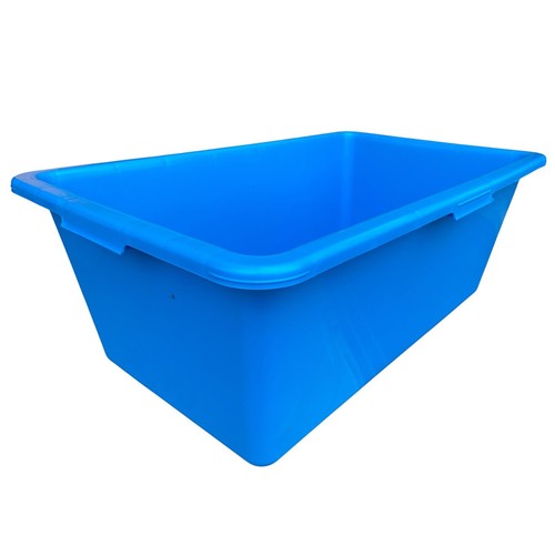 Large blue dog bath - dog,