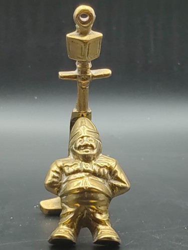 Vintage brass gnome door - vintage,