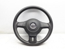 08-14 VOLKSWAGEN GOLF MK6 COMPLETE BLACK STEERING WHEEL 5K0419091H
