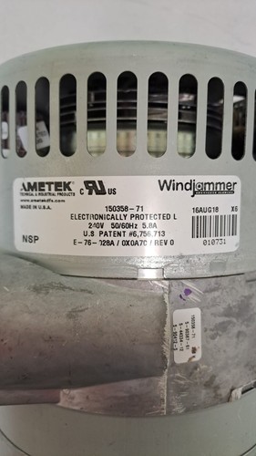 Indigo 5500 blower ametek - indigo,