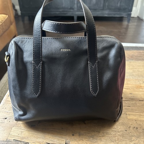 Fossil sydney satchel black - satchel,