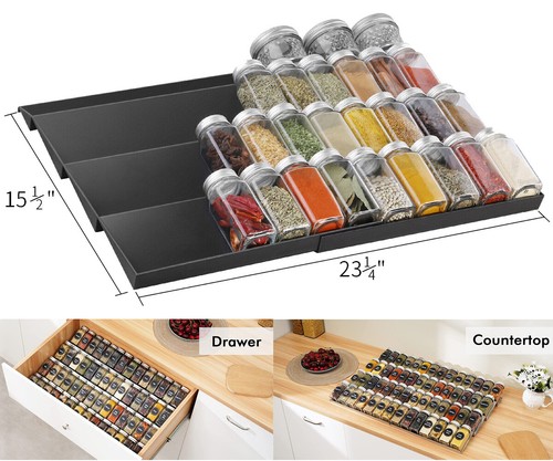 2pc spice rack drawer - 2pc,