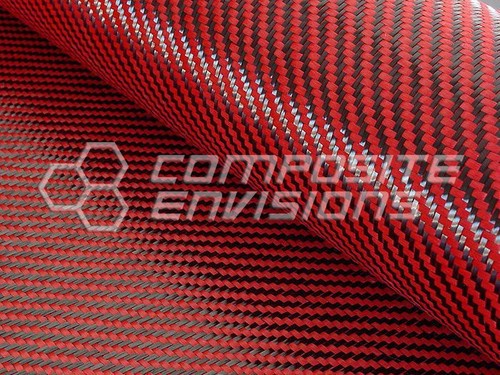 Carbon fiber red made with - carbon,