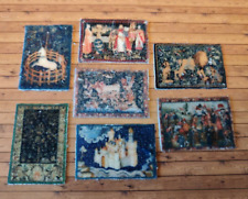 1:48th Scale RUG Wall hanging tapestry Tudor Medieval castle country dolls house