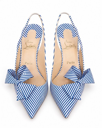 Christian louboutin blue white - blue,