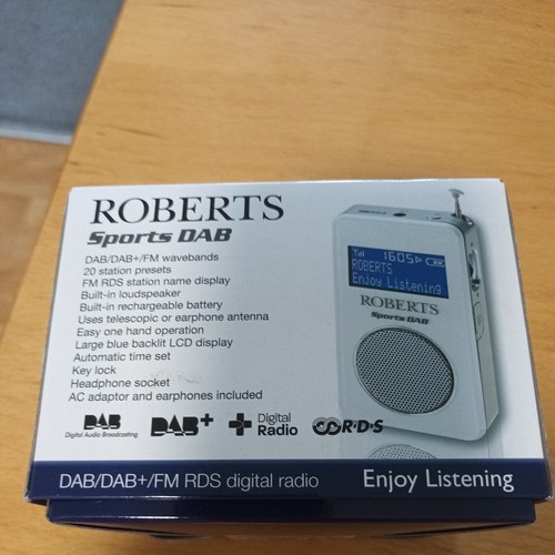 Roberts sports dab fm - 2, dab/fm