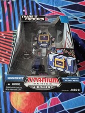 Transformers Titanium Series Soundwave + Laserbeak - 100% Complete W/ Box