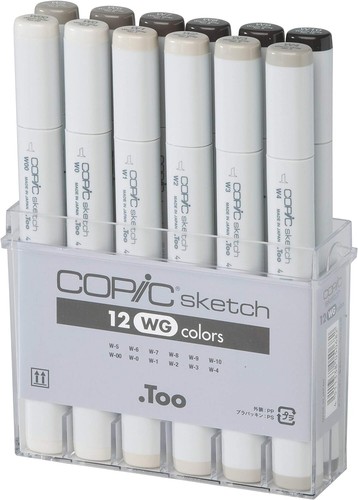 Copic sketch marker set - marker, 12