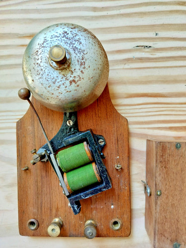 Antique vintage electric - , door