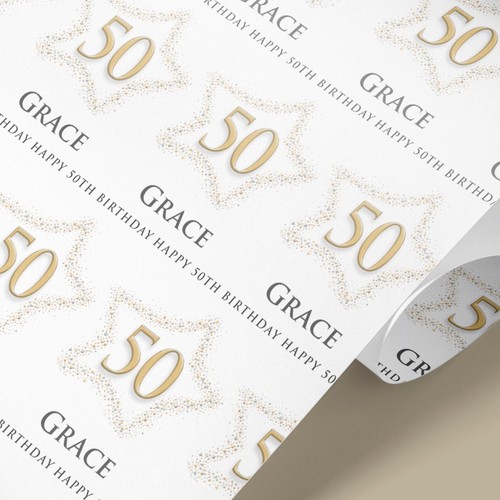 Personalised birthday wrapping - personalised,