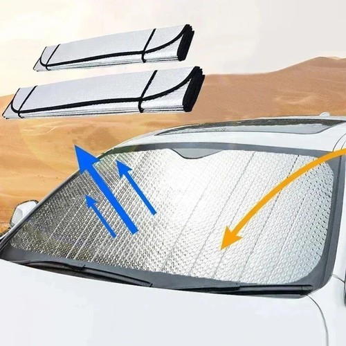 Front car windscreen - car, sun