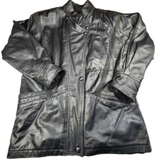 Mens Black Leather Coat