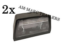 Pair Britax Rear Number Plate