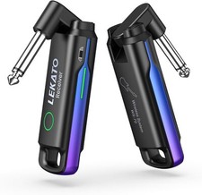 LEKATO Wireless Guitar Transmitter Receiver UHF Audio System 70 Channels 130FT