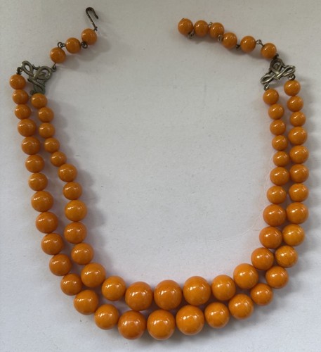 Bakelite necklace double - bakelite,