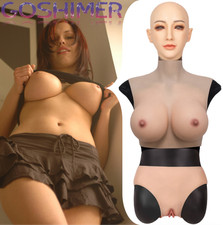 Realistic Silicone Female Head