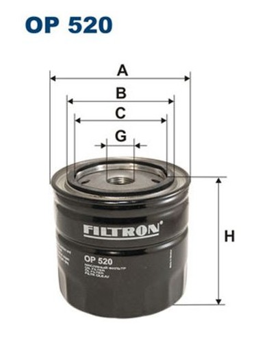 Fits filtron 520 - filtron, op