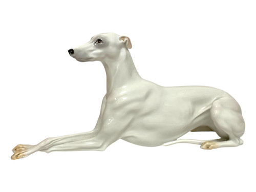 Augarten dog figurine - augarten,