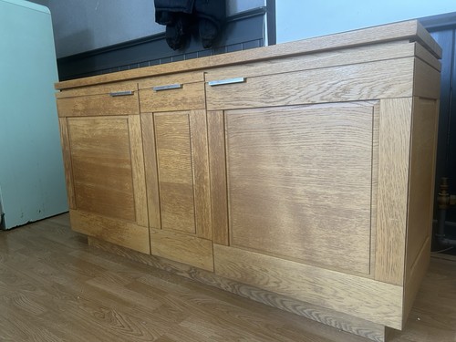 Large solid oak shaker - solid,