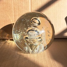 Large Heavy Art Glass