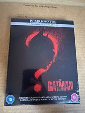 THE BATMAN - UK DELUXE EDITION 4K UHD BLU RAY STEELBOOK - NEW & SEALED