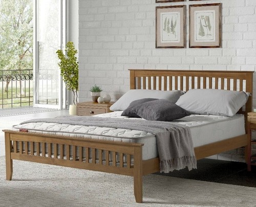 Solid wood bed frame shaker - frame,