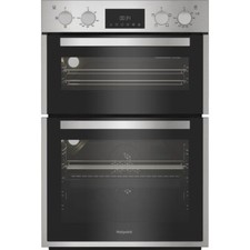 Hotpoint DIH 10D IX Built In 59cm Electric Double Oven Stainless Steel A/A