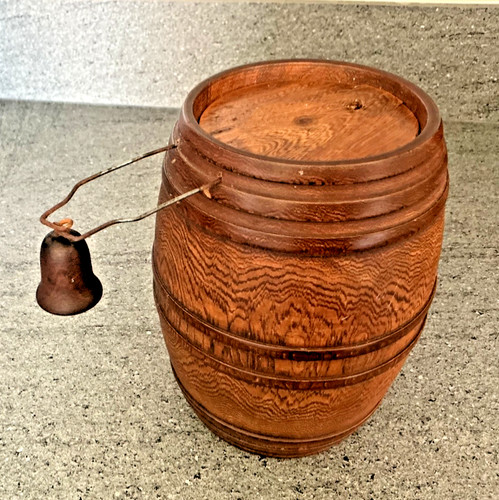 Vintage antique wooden barrel - antique,