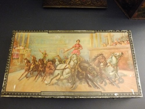 Vintage crawfords biscuit tin - biscuit,