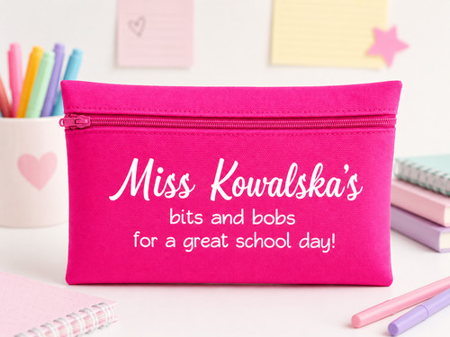 Personalised pencil case any - case,