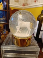 Unicorn Snow Globe featuring a