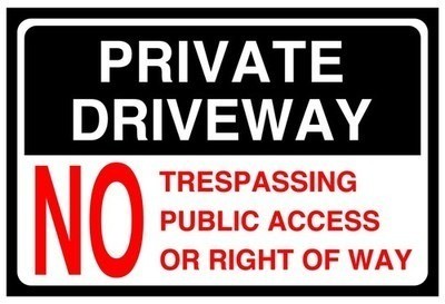 Private driveway - private,