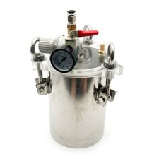 2L Stainless Pressure Barrel Dispensing Storage Tanks/ Transparent Acrylic Lid