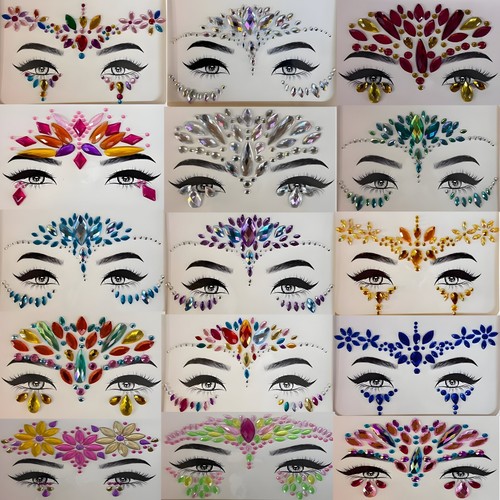 Face gems adhesive glitter - face,