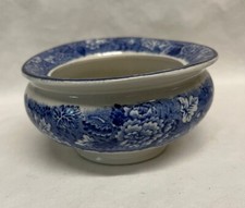 Antique Enoch Woods English Scenery Open Sugar Bowl Floral Design C. 1917