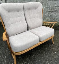 FINE MODERN ERCOL EVERGREEN 2 SEATER SOFA ORIGINAL CLEAN CONDITION WE DELIVER