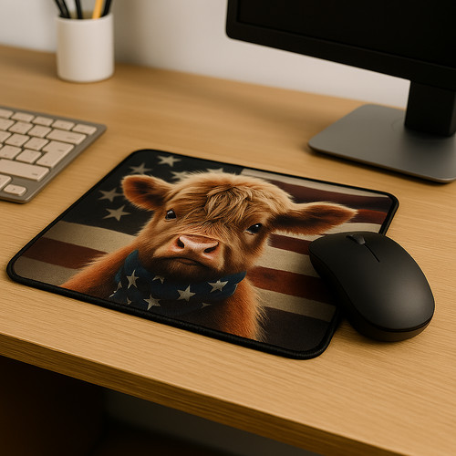Highland cow mouse mat cute - cow, |