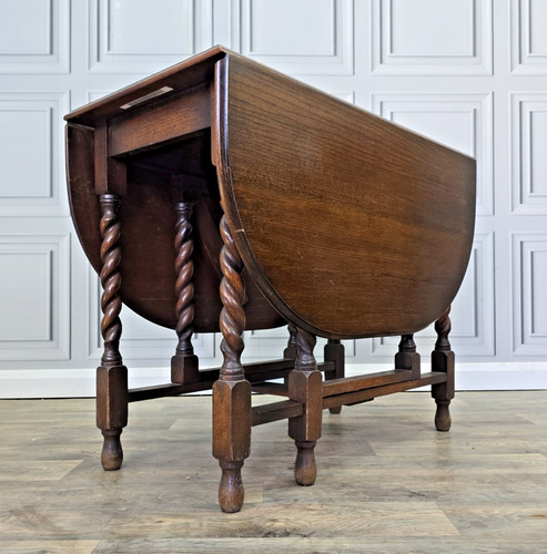 Antique gateleg dining table - antique,