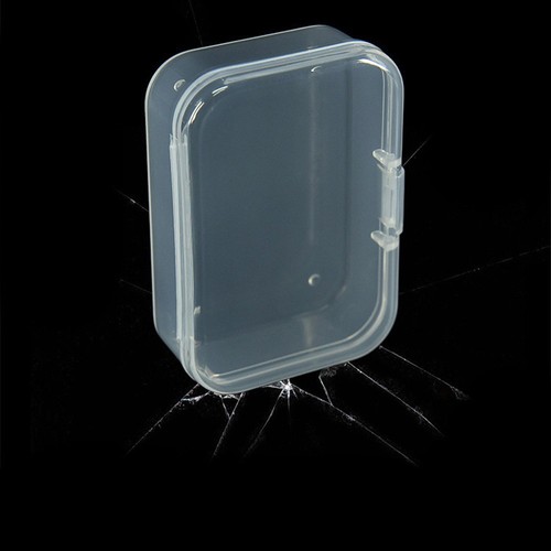 Clear plastic storage box - clear,
