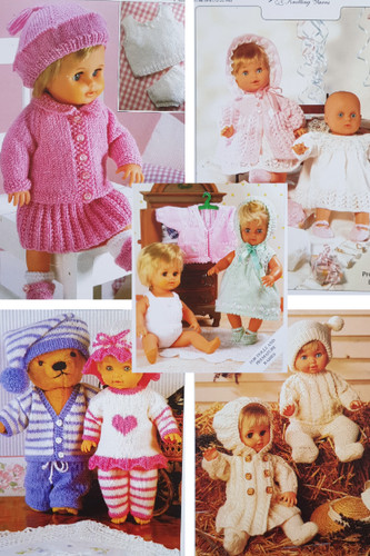 Vintage doll clothes knitting - vintage,