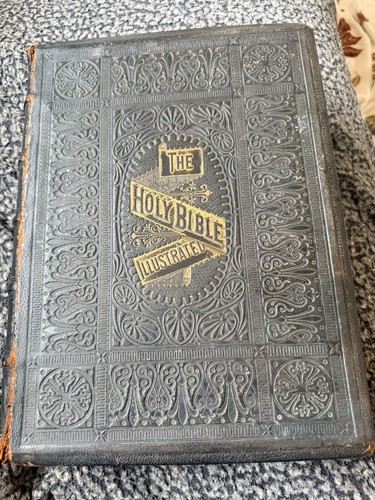 1871 antique illustrated holy - antique,